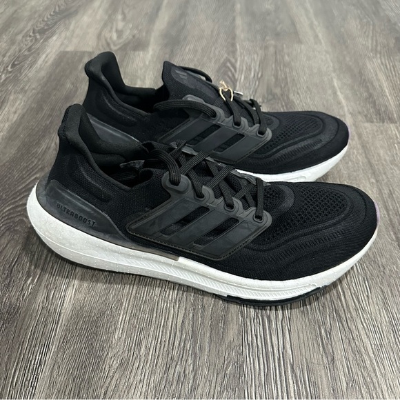Adidas Ultra Boost Light Running Shoe Black - Picture 1 of 6